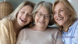 A group of women ranging from young adults to seniors